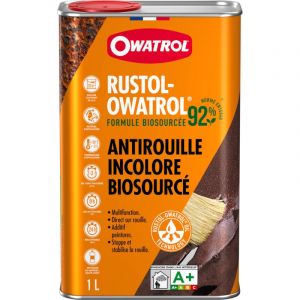 Owatrol - Antirouille biosourcé incolore rustol ® 92 biosourcé Kaki (owp14) 1 litre