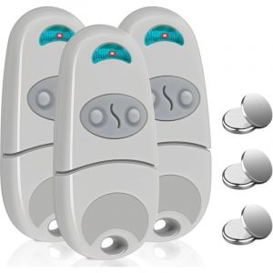 T&eacute;l&eacute;commande de porte, t&eacute;l&eacute;commande de porte 433,92 MHz, 3 t&eacute;l&eacute;commandes de porte universelles, compatible avec CAME TOP432NA TOP432EE TOP432EA