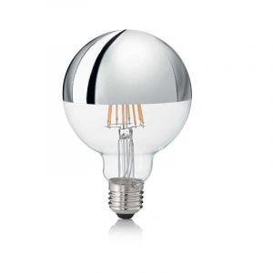 Ampoule Led E27 Calotte Argent 8w Diam. 9.5 Cm
