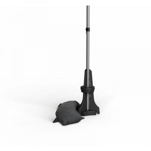 BASER Pied pour parasol de balcon anthracite - de &Oslash;20 &agrave; 40 mm - 50 Kg