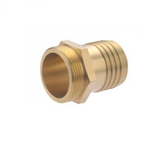 Noyon&thiebault - Raccord m&acirc;le laiton cannel&eacute; ptr &oslash; sur crans 43 - tuy. pe &Oslash;50 - M&acirc;le 40x49