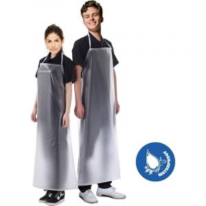 Tablier en plastique imperm&eacute;able en PVC transparent, vous garde propre et sec lors du lavage de la vaisselle, de la cuisine, du laboratoire, du