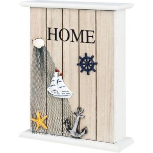 Boite a Clef Bois, Boite a Clefs Murale, Boite a Clef Decorative, Armoires &agrave; Cl&eacute;s Vintage, Petite Armoire &agrave; Cl&eacute;s Murale pour Entr&eacute;e Chambre Couloir 6