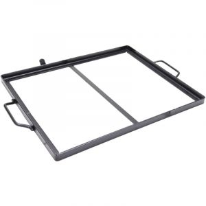 Cadre en fer pour po&ecirc;le &agrave; griller en fonte en pierre de lave et pierre ollaire choisir la taille : 50x40 cm