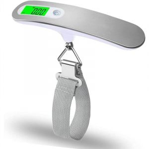 Ensoleille - Pèse Bagage Valise Electronique Voyage Balance Portable Extérieur Pese Bagages Numérique Balance a Main Suspendue Max 50kg lcd