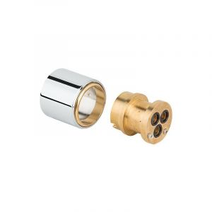 Evenes ® - Rallonge 40mm pour mitigeur de lavabo encastre, Live 2.0 chrome