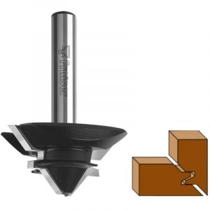 Fraise bouvetage d'angle droit 45 d 44.5 / i 20 / s 12.7