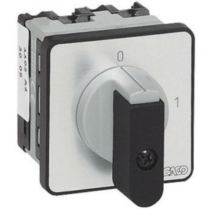 BACO NB02AQ1 Interrupteur sectionneur 16 A 1 x 90 &deg; gris, noir 1 pc(s) D76773