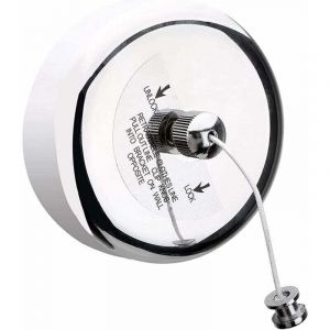 Acier Inoxydable R&eacute;tractable Corde &Agrave; Linge R&eacute;tractable &Eacute;tendoir &Agrave; Vetements Extensible 3,8M S&eacute;choir &Agrave; Linge R&eacute;tractable Int&eacute;rieur Extensible &Eacute;tendoir