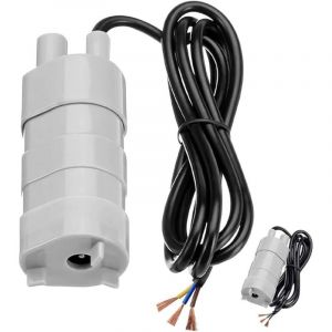 Pompe Immerg&eacute;e 12V,600L/H 5M Lev&eacute; Faible Bruit Pompe eau 12V,Mini Pompe Immerg&eacute;e pour Camping-car,Caravanes, Bassin,Aquarium Douche