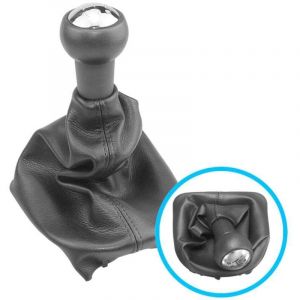 Tuserxln - Pommeau De Vitesse Peugeot 307 207 406 Remplacement Du Levier De Vitesses Automatique 5 Vitesses, Avec Cache Anti-Poussiere pommeaux de
