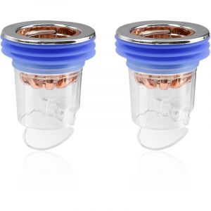 Beijiyi &ndash; Clapet anti-odeur pour siphon de sol &ndash; Plastique ABS &ndash; Compatible 3,2 &agrave; 4,4 cm &ndash; Filtre anti-colmatage pour cheveux