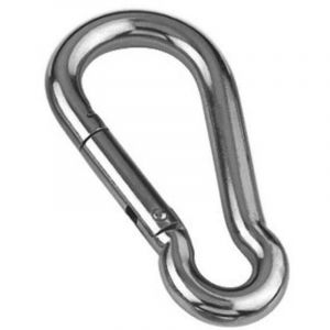 Mousquetons inoxA4 5 x 50mm, Emballage : 20 Pieces