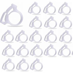 Csparkv - 20 pièces B15 pinces de fixation du tuyau de balayage de piscine, convient pour le nettoyeur de piscine Polaris 180 280 360 380 480