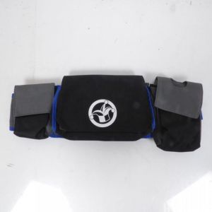 [JAMAIS UTILISE] Ceinture ventrale bleu &eacute;quip&eacute; de sacoche id&eacute;al pour l'enduro,