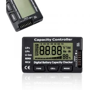 Beijiyi - Testeur de capacité de Batterie numérique, Capacité de la Batterie de Tension Vérificateur Contrôleur Testeur avecEcran lcd, pour LiPo Vie