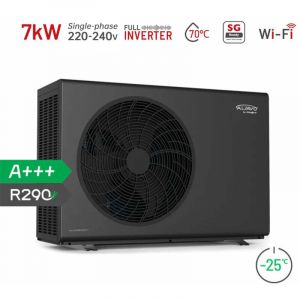 Alsavo - Pompe &agrave; chaleur air-eau monobloc R290 7 kW - Inverboost Multifonctionnel/eau chaude