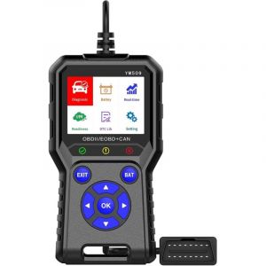 Scanner OBD2 professionnel pour voitures, scanner de diagnostic CAN, lit et efface les codes d&eacute;fauts des v&eacute;hicules compatibles avec le protocole OBD2