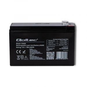 Batterie Qoltec 53031 agm 12 v 9Ah maximum 135A