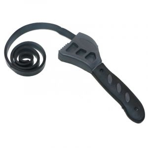Ahlsen - Clef à Sangle en Caoutchouc 500mm Clé à Sangle Desserrage Filtre Antidérapant Sangle Cle a Molette Anti-usure Réglable pour Décapsuleur