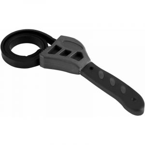 Ersandy - Clé à Sangle Universel Spanner Réglable Clef à Molette en Caoutchouc de 500 mm Serre-écrou Outil de Réparation
