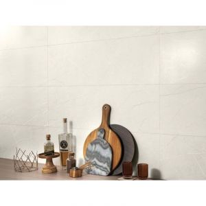 Gr&egrave;s c&eacute;rame - MUSE - IVORY - 45x90 Rectifi&eacute; - Satin