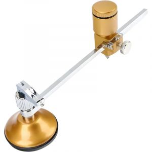 Coupe-verre circulaire, outil coupe-verre compas r&eacute;glable avec ventouse, molette de coupe, alliage d'aluminium, outil de pr&eacute;cision pour la coupe