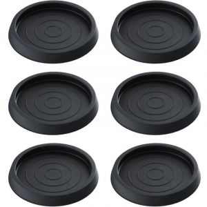 6 Pi&egrave;ces Patins Antid&eacute;rapants pour Pieds de Meubles, Patin Caoutchouc Antid&eacute;rapant Patins Rond Pied de Chaise pour Protection du