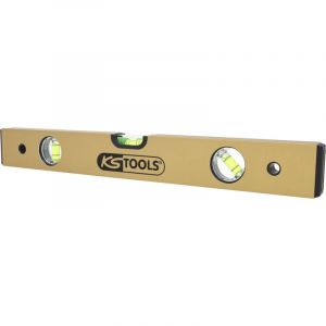 Kstools - ks Tools - Niveau rectangulaire en aluminium anodis&eacute; 3 fioles, L.400 mm - 204.5400