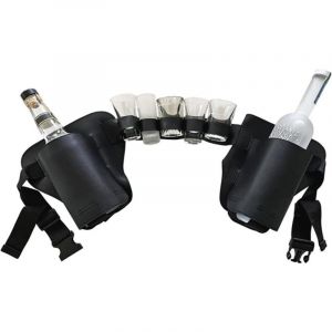 Ceinture Porte-canette de bière Ceinture Porte-bière avec Sangle de Taille réglable Étui de bière, Porte-Bouteille de bière, Ceinture de Soda pour