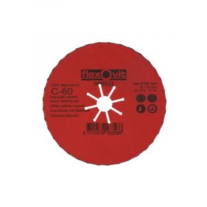 Disque abrasif appliqué fibreflex - Ø180 mm - Grain 60 Flexovit