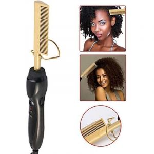 Peigne chaud &eacute;lectrique/peigne &agrave; lisser, peigne &eacute;lectrique fer &agrave; lisser baguette fers &agrave; friser lisseur peigne &agrave; chaud &eacute;lectrique, p