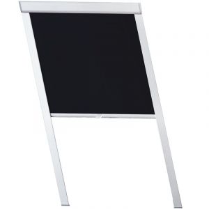 Einfeben - Store enrouleur occultant Store lucarne S06 noir 100% store enrouleur thermique occultant fenêtre pour ggl ggu ghl pour Velux