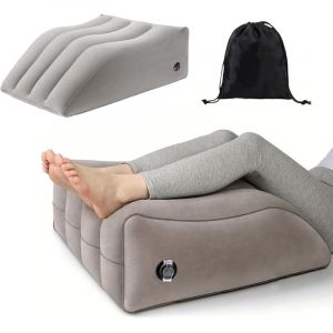 Coussin Jambes Sur&eacute;lev&eacute; Gonflable, Coussins Rel&egrave;ve-Jambes Oreillers de Coin de Jambe Repos de Jambe pour &Eacute;lever Apr&egrave;s la Chirurgie