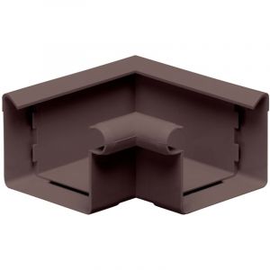 Equerre de ch&eacute;neau 90 degr&eacute;s en forme de caisson Angle int&eacute;rieur, bourrelet int&eacute;rieur en pvc, pi&egrave;ce de raccordement Accessoires de goutti&egrave;re, Made in