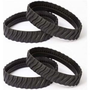 4 chenilles adaptables pour pneus Zodiac MX6 MX8 MX9, Baracuda Robot Nettoyeur de Piscine R0526100- Trimec