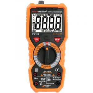 Multimètre numérique PM18C ac dc Testeur électrique numérique automatique Voltmètre sans contact Ampèremètre Ohmmètre Détecteur de tension Maintien