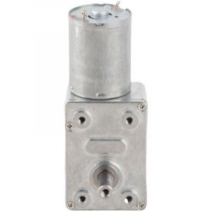 Moteur de r&eacute;duction de Torsion &eacute;lev&eacute;e cc 12V, moteur &agrave; engrenage &agrave; vis sans fin 100 tr/min pour ouvre-porte et fen&ecirc;tre, treuil Miniature