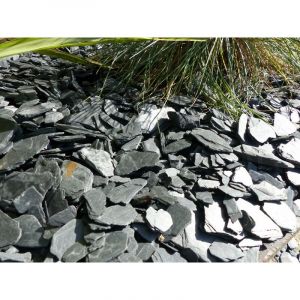 Paillage Ardoise NOIR 10-40 Pack 3 m&sup2; - 7 sacs - 175 kg