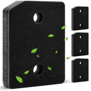 Set de 4 Filtres pour Sèche-linge Miele T1, Filtre Mousse éponge Pièces détachées pour Sèche-linge à Condensation,Filtre Fin/Grossier