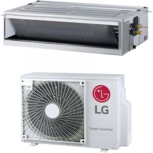 Climatiseur Gainable R&eacute;versible LG Haute Pression A+/A+ 24000 BTU / 7.5 kW Inverter (CM24F.NA0 + UUB1.U20)