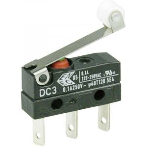ZF DC3C-L1RC Microrupteur DC3C-L1RC 250 V/AC 0.1 A 1 x On/(On) IP67 &agrave; rappel 1 pc(s) D73214