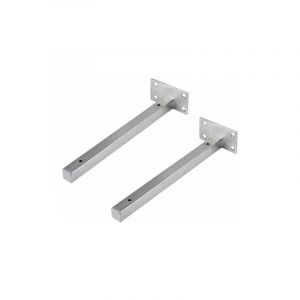 Rosemary - LaBlanc - 2PCS 25cm Supports Étagère Flottants, Equerre Industrielle Etagere Murale Fixation Invisible Supports Vintage Equerre Murale
