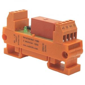 Appoldt - RM-2W 230V Interface relais Tension nominale: 230 v/ac Courant de commutation (max.): 16 a 2 inverseurs (rt) 1