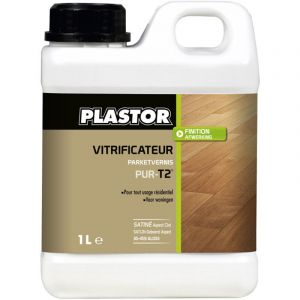 Plastor - Vitrificateur polycarbonate Pur -T2- Extra mat - Aspect Brut Conditionnement: 1L