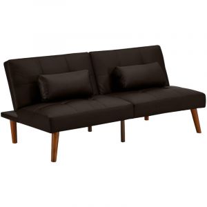 Bestmobilier - Philae - canapé convertible clic-clac 2 places - en simili