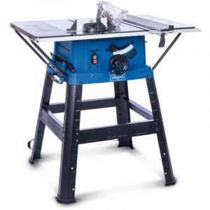 [JAMAIS UTILIS&Eacute;] Scheppach Scie circulaire de table HS254 &ndash; 240 V &ndash; 2200 W &ndash; Diam&egrave;tre de scie &Oslash; 254 mm &ndash; Hauteur de coupe 85 mm &ndash; D&eacute;marrage