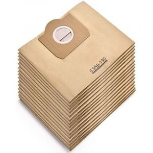 GROOFOO Lot de 10 Sacs Aspirateur pour Karcher 6.959-130.0 WD3 WD3P MV3 Sacs Filtrants en Papier de Rechange pour Aspirateur Wet & Dry, Sac pour