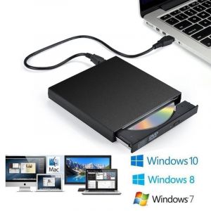 Lecteur Graveur Blu Ray Externe DVD CD USB 2.0 Lecteur optique USB externe lecteur optique DVD ordinateur de bureau tout-en-un graveur de CD