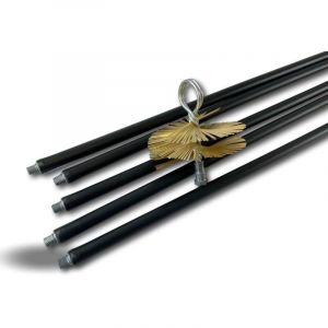 Kibros - Kit ramonage classique conduit non gainé Hérisson acier 5 cannes de 1,4 m ø 125 mm - Kit classique acier court